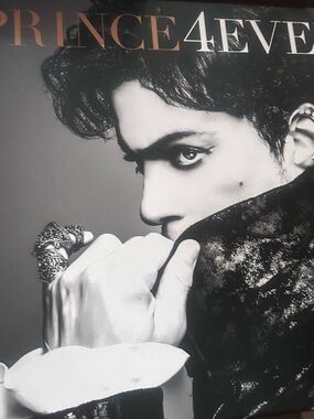 Prince 4Ever Forever vinyl record album set of four with photos AUTHENTIC